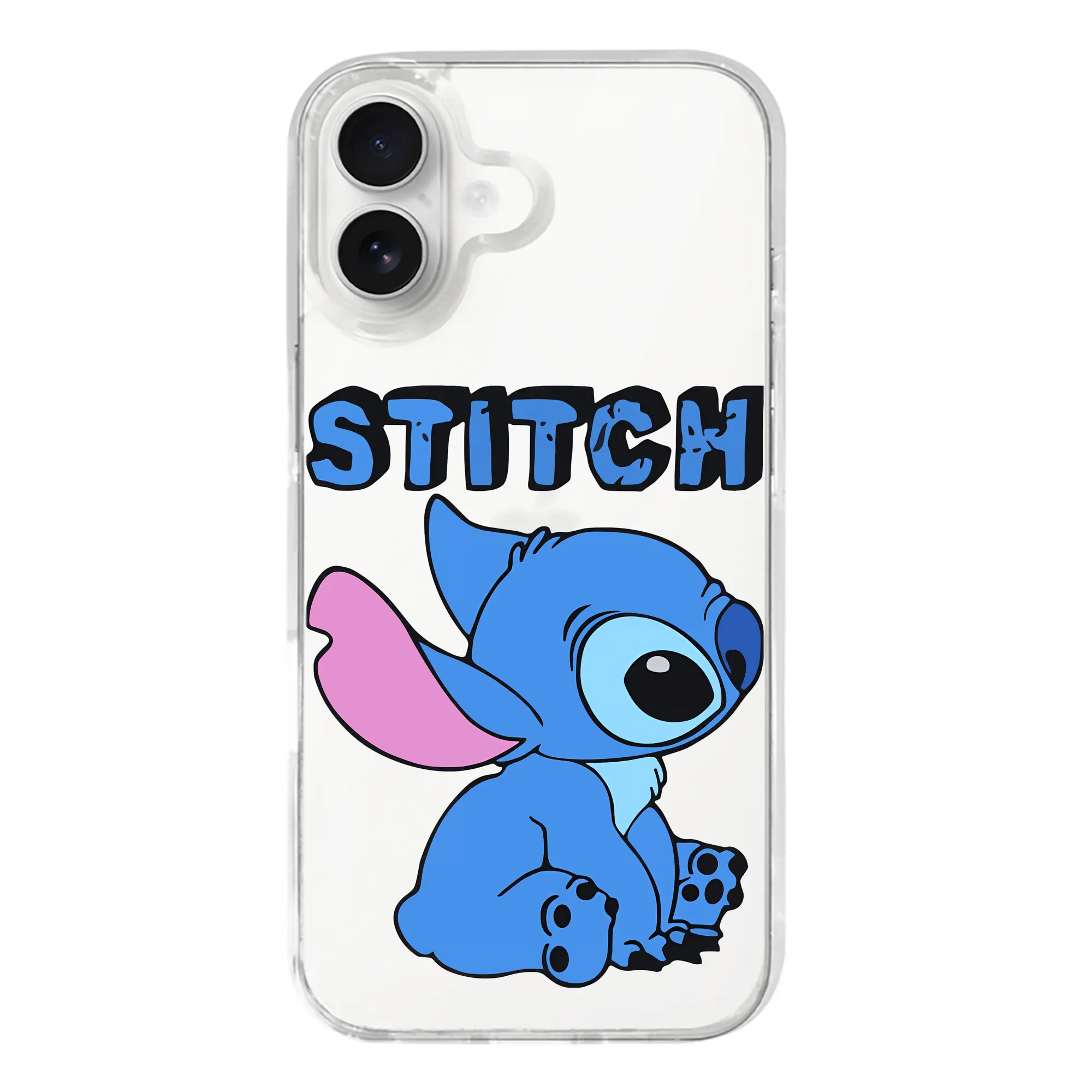 リロ＆スティッチ グッズ スティッチ - iPhone 17シリーズ 透明スマホケース – 薄型・耐衝撃・精密フィット保護カバー